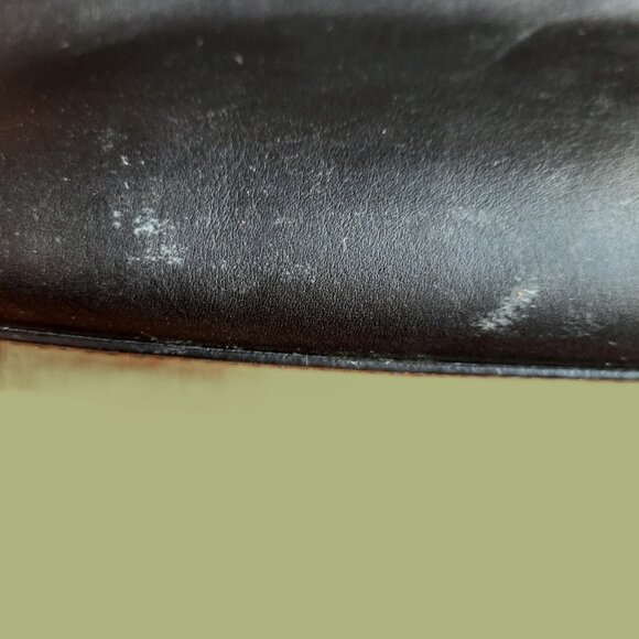 Marc By Marc Jacobs Leather Tote Bag Large Black Beige Two Tone Handbag - Picture 9 of 12